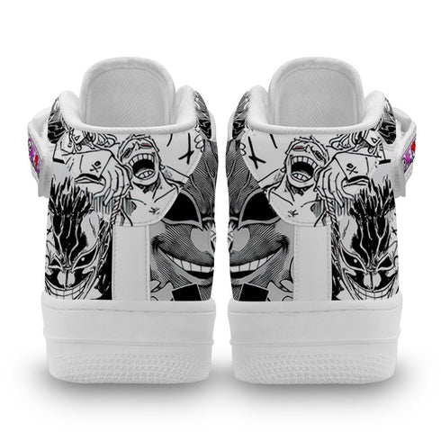 Doflamingo Sneakers Air Mid OP Custom Anime Shoes Mix Manga